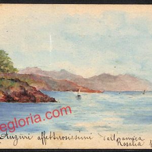 ai5044 - CARTOLINA D'EPOCA - Savona Provincia - Albenga