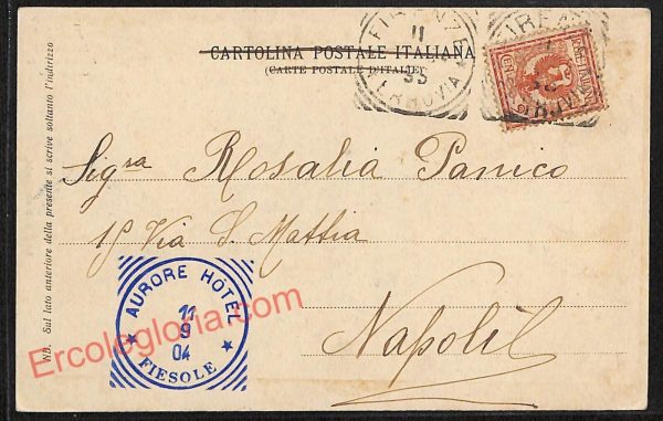 ae7733 - CARTOLINA D'EPOCA - Firenze Provincia - Fiesole  1904 - immagine 2