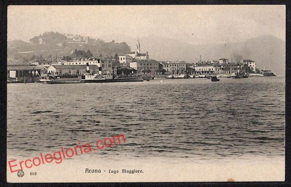 ah3958 - CARTOLINA D'EPOCA - Novara Provincia - Arona