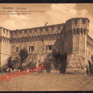 ah6731 - CARTOLINA  D'EPOCA - Pesaro e Urbino Provincia - Gradara