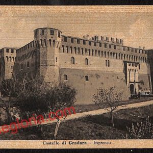 ah6732 - CARTOLINA  D'EPOCA - Pesaro e Urbino Provincia - Gradara