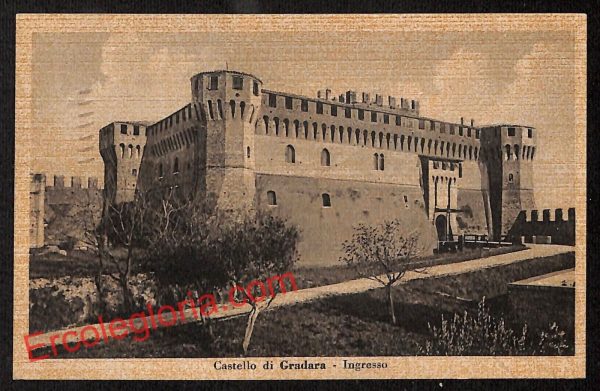 ah6732 - CARTOLINA  D'EPOCA - Pesaro e Urbino Provincia - Gradara