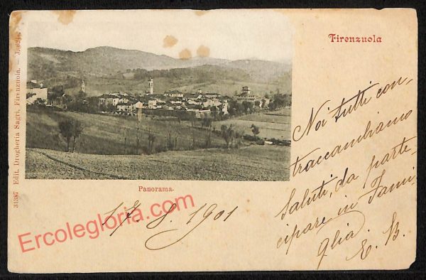 ae7748 - CARTOLINA D'EPOCA - Firenze Provincia - Firenzuola