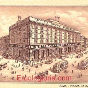 ad7689 - CARTOLINA D'EPOCA- Roma Città - Magazzini San Carlo 1930