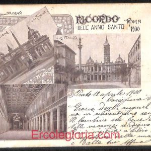 ad7691 - CARTOLINA D'EPOCA- Roma Città - Anno Santo  1900
