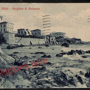 ag5975 - CARTOLINA D'EPOCA - Livorno Città - Scogliera di Antignano   1934