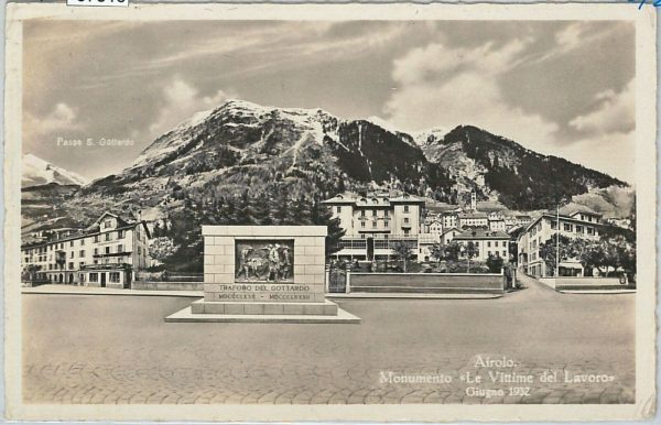 57516 -  SWITZERLAND Schweiz - Ansichtskarten VINTAGE  POSTCARD - TI  Airolo