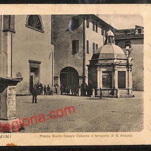 ai0701 - CARTOLINA D'EPOCA - Rimini Città - Piazza Giulio Cesare