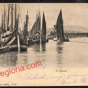 ai0703 - CARTOLINA D'EPOCA - Rimini Città - Il Canale