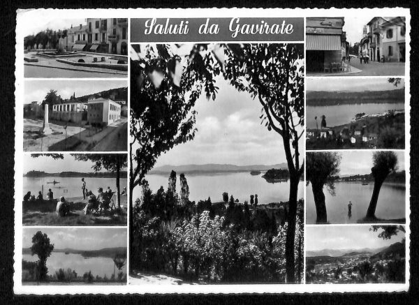 ab5116 -  CARTOLINA  D'EPOCA -  Varese Provincia  : GAVIRATE  1953