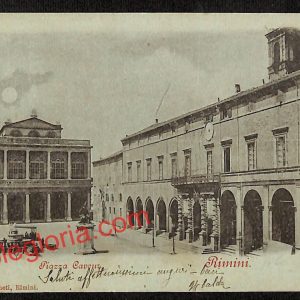 ai0705 - CARTOLINA D'EPOCA - Rimini Città - Piazza Cavour