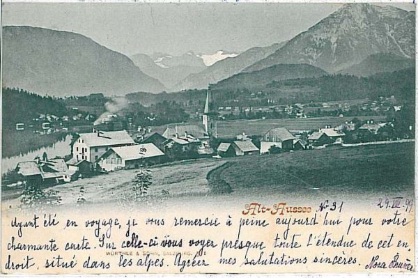 19835 - Ansichtskarten VINTAGE  POSTCARD - Österreich AUSTRIA  - BAD AUSSEE 1899