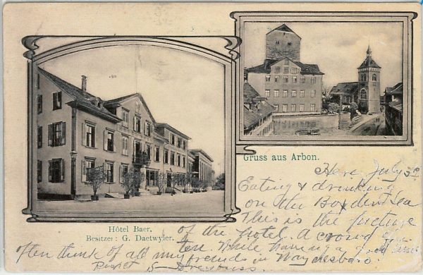 57514 - SWITZERLAND Schweiz - Ansichtskarten VINTAGE  POSTCARD - TG Arbon GRUSS