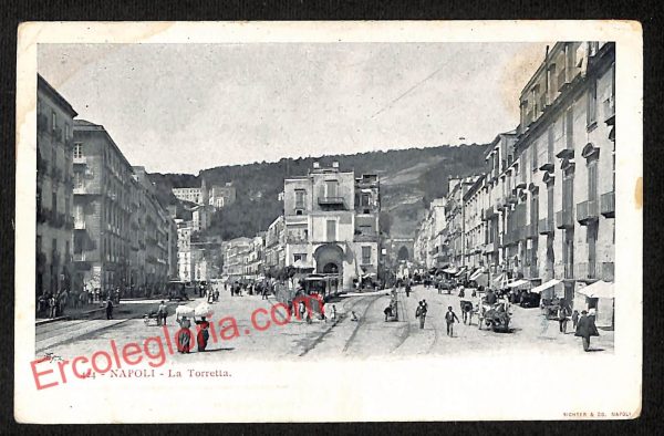 ag9824 - CARTOLINE D'EPOCA - Napoli Citta - La Torretta