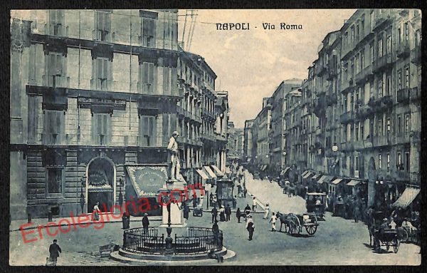 ag9826 - CARTOLINE D'EPOCA - Napoli Citta - Via Roma