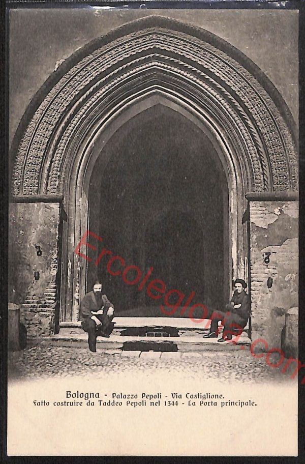 ae2129 - CARTOLINA  D'EPOCA - Bologna Città - Palazzo Pepoli