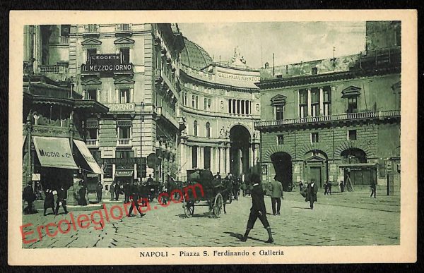 ag9828 - CARTOLINE D'EPOCA - Napoli Citta - Piazza San Ferdinando