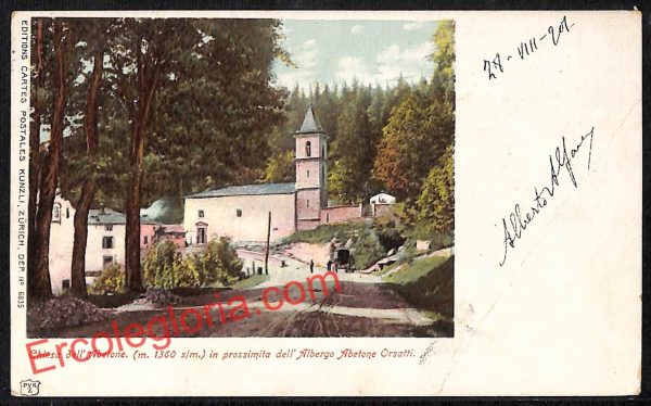 ah8108 - CARTOLINA D'EPOCA - Pistoia Provincia - Abetone