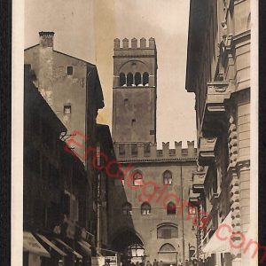 ae2148 - CARTOLINA  D'EPOCA - Bologna Città - Via Orefici  1925