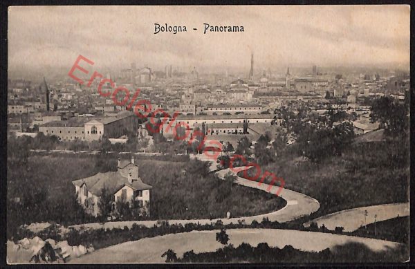 ae2152 - CARTOLINA  D'EPOCA - Bologna Città - Panorama   1910