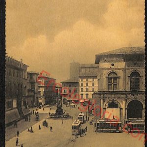 ae2154 - CARTOLINA  D'EPOCA - Bologna Città - Piazza Nettuno  1910