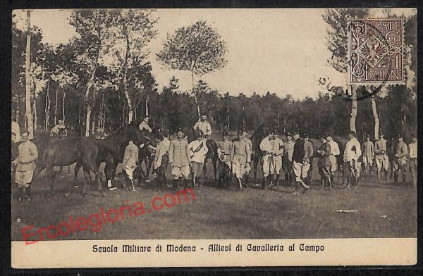 ag9415 - CARTOLINA D'EPOCA - Modena Città - Scuola Militare