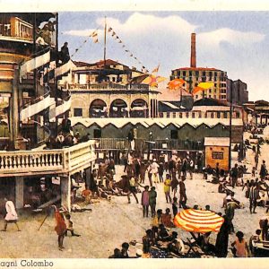 ab6953 -  CARTOLINA  D'EPOCA - Savona Città - Bagni Colombo 1938