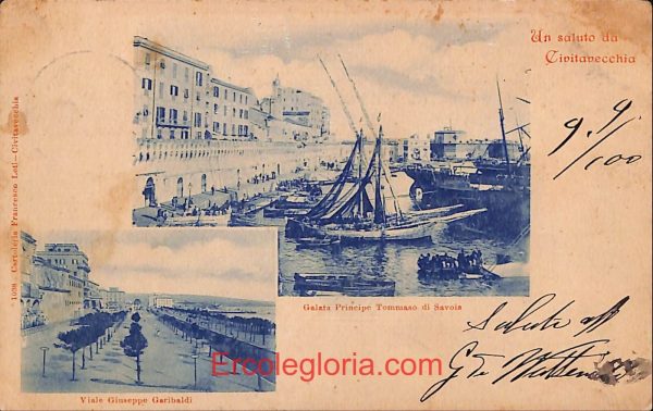 ad8119 - CARTOLINA D'EPOCA - Roma Provincia - Civitavecchia