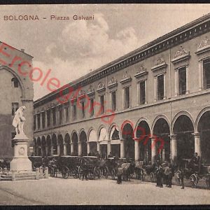 ae2157 - CARTOLINA  D'EPOCA - Bologna Città - Piazza Calvani  1917