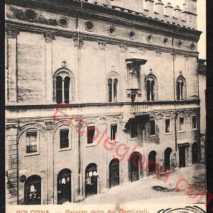 ae2158 - CARTOLINA  D'EPOCA - Bologna Città - Palazzo detto dei Cenciaioli
