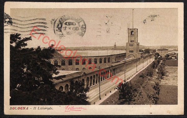 ae2167 - CARTOLINA  D'EPOCA - Bologna Città - Il Littoriale  1932