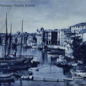 ab6968 -  CARTOLINA  D'EPOCA - Savona Città - Vecchia Darsena 1922