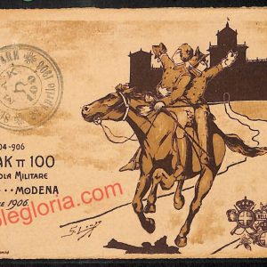ag9421 - CARTOLINA D'EPOCA - Modena Città - Scuola Militare