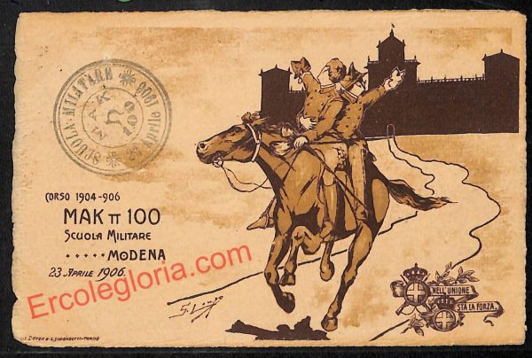 ag9421 - CARTOLINA D'EPOCA - Modena Città - Scuola Militare