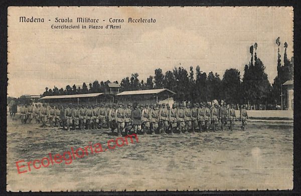 ag9424 - CARTOLINA D'EPOCA - Modena Città - Scuola Militare