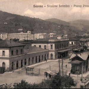 ab7020  -  CARTOLINA  D'EPOCA - Savona Città - Piazza Principe Umberto