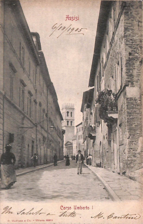 ac2638 - CARTOLINA  D'EPOCA - Perugia Provincia - ASSISSI  1905