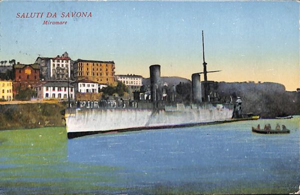 ab7039  -  CARTOLINA  D'EPOCA - Savona Città