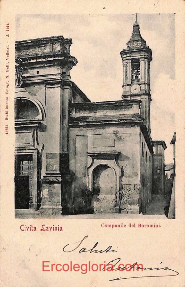 ad8204 - CARTOLINA D'EPOCA - Roma Provincia - Civita Lavinia  1902