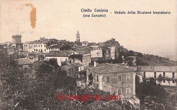 ad8207 - CARTOLINA D'EPOCA - Roma Provincia - Civita Lavinia  1916