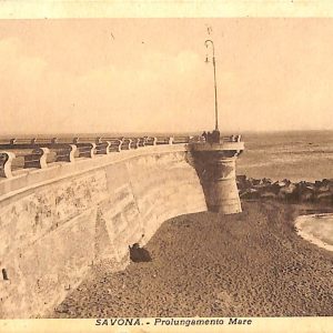 ab7051  -  CARTOLINA  D'EPOCA - Savona Città - Prolungamento Mare