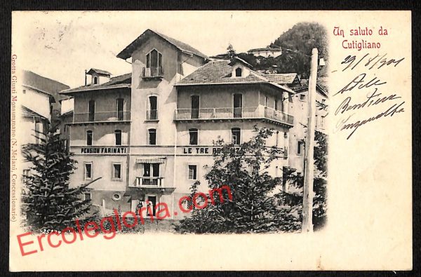 ah8194 - CARTOLINA D'EPOCA - Pistoia Provincia - Cutigliano