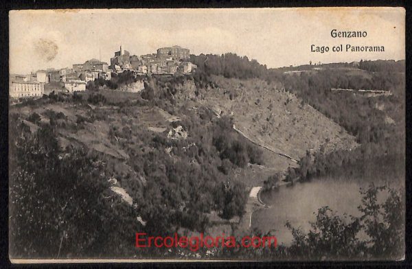 ad8210 - CARTOLINA D'EPOCA - Roma Provincia - Genzano  1908