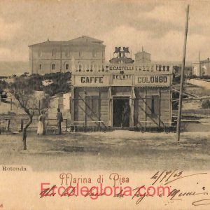 ad6977 - CARTOLINA D'EPOCA - Pisa Provincia - Marina di Pisa  1903
