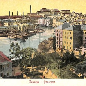 ab7065  -  CARTOLINA  D'EPOCA - Savona Città