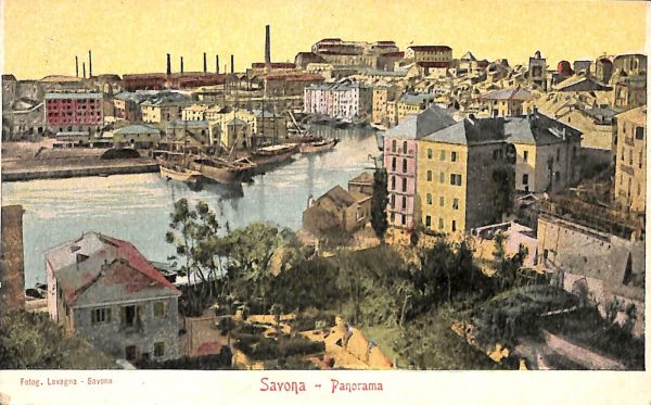 ab7065  -  CARTOLINA  D'EPOCA - Savona Città