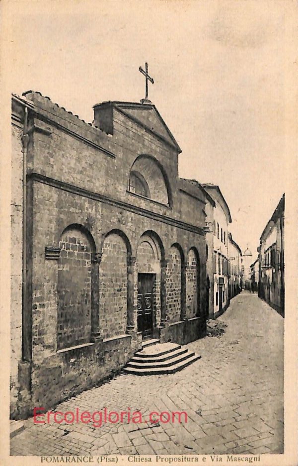 ad7092 - CARTOLINA D'EPOCA - Pisa Provincia - Pomarance  1932