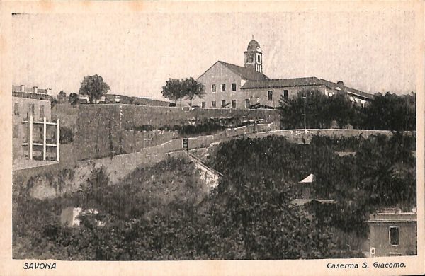 ab7089 -  CARTOLINA  D'EPOCA - Savona Città - Camera S. Giacomo