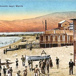 ab7095 -  CARTOLINA  D'EPOCA - Savona Città - Stabilimento e bagni Wanda