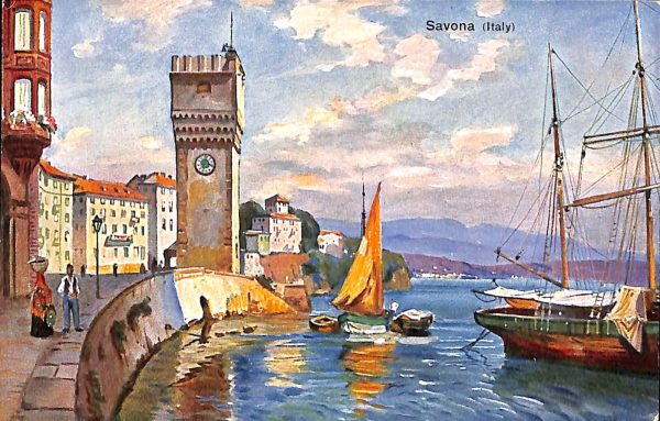 ab7098 -  CARTOLINA  D'EPOCA - Savona Città
